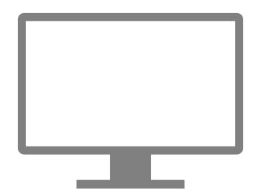 Bu bir bilgisayar ekranının çizimi (monitör simgesi)).
