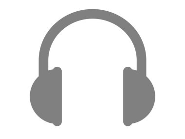 Bu bir kulaklık silueti simgesi..