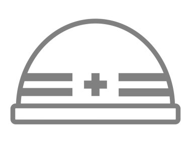 Bu bir inşaat (afet önleme) kask simgesi.