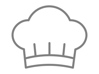 Aşçı şapkası ikonu..