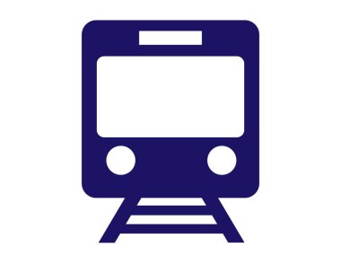 Bu bir tren silueti simgesi..