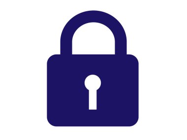 Bu bir asma kilit işaretinin çizimi (kilitli anahtar simgesi).