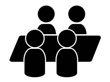 Bu bir toplantının silüeti..