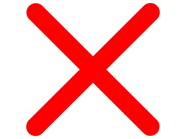 Иллюстрация красного креста.