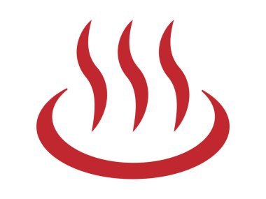 Bu bir sıcak su simgesi (sıcak su simgesi).).