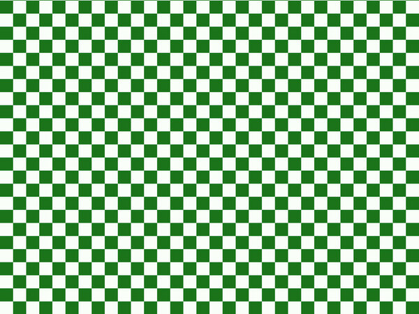 An illustration of a green checkered background.