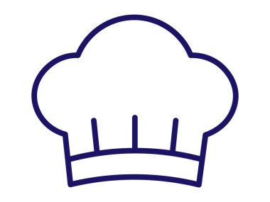 Bu bir şef şapkası ikonu..