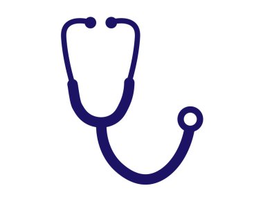 Bu bir steteskop siluet simgesi..
