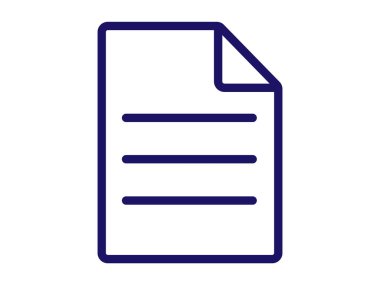 Bu bir belge simgesinin bir illüstrasyonudur (belge işareti).