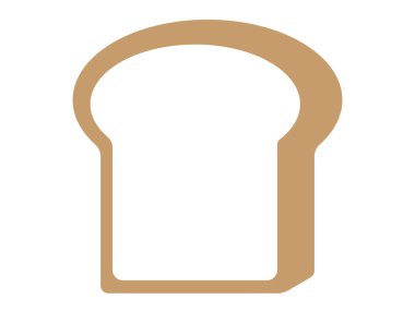 Bu bir ekmek simgesi çizimi (fırın işareti)).