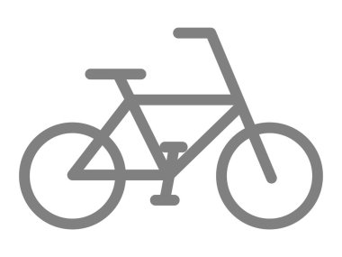 Bisiklet silüeti resimleme.