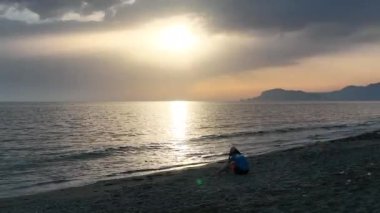 Arkaplan Yapılandırılmış Deniz Fırtınası