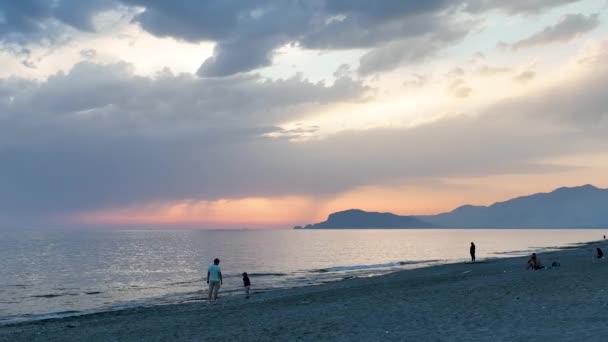 Cloudy Sunset Sea — Video