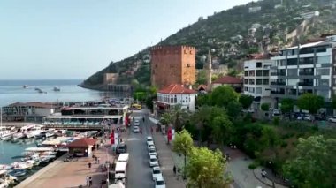 Alanya Türkiye 'deki Kızıl Kule