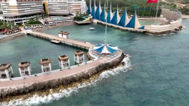 Türkiye Alanya 4 K Yaz atmosferi