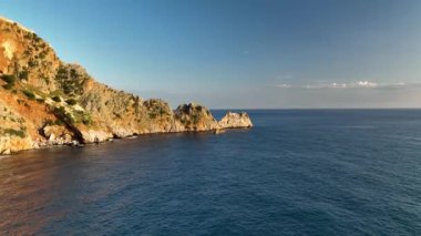 Alanya Castle Alanya Kalesi Aerial View of Mountain and City Turkey