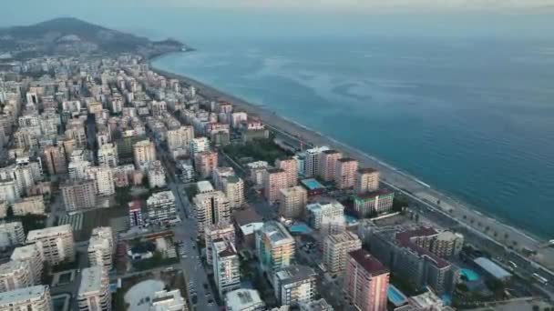 Άποψη Της Πόλης Της Αλάνια Της Τουρκίας — Αρχείο Βίντεο