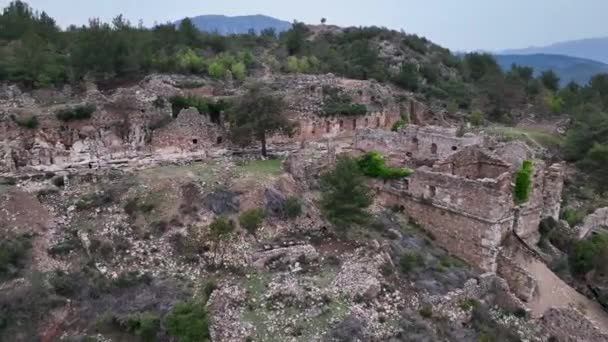 Bairro Velho Cidade Turkey Alanya — Vídeo de Stock
