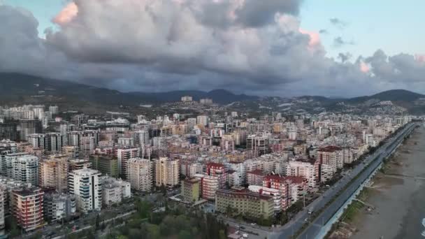 アランヤの街の眺めトルコ — ストック動画