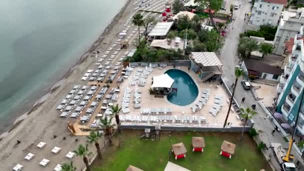 海滩酒吧Alanaya土耳其 — 图库视频影像