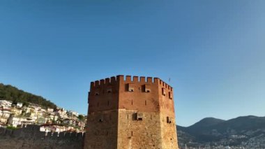Alanya Türkiye 'deki Kızıl Kule