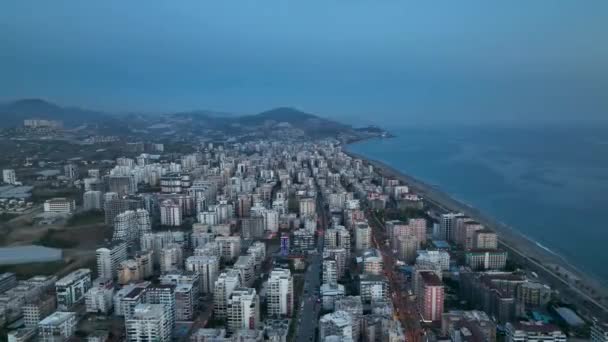 アランヤの街の眺めトルコ — ストック動画