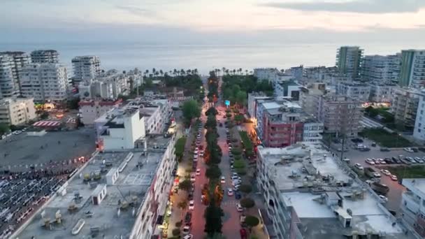Vista Cidade Alanya Turquia — Vídeo de Stock