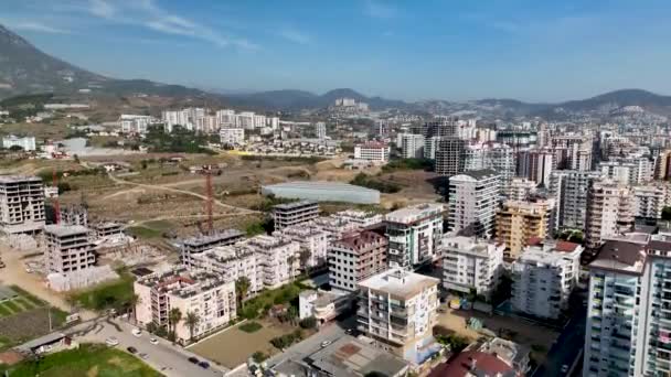 Vedere Din Orașul Alanya Turcia — Videoclip de stoc