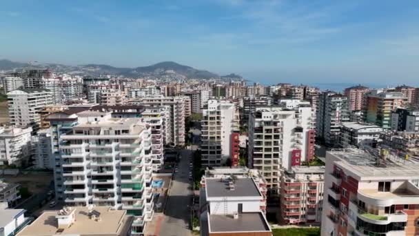 Vista Cidade Alanya Turquia — Vídeo de Stock