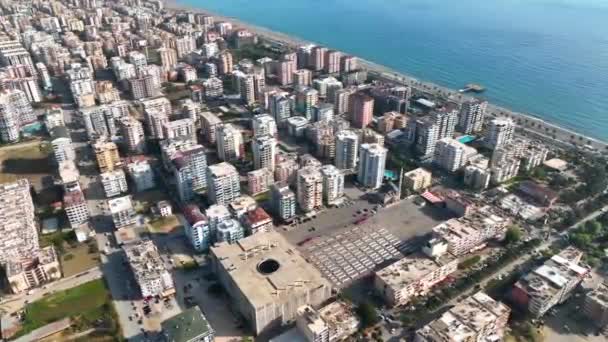 Vista Cidade Alanya Turquia — Vídeo de Stock