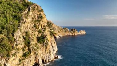 Alanya Castle Alanya Kalesi Aerial View of Mountain and City Turkey