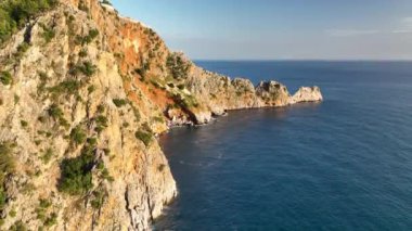 Alanya Castle Alanya Kalesi Aerial View of Mountain and City Turkey