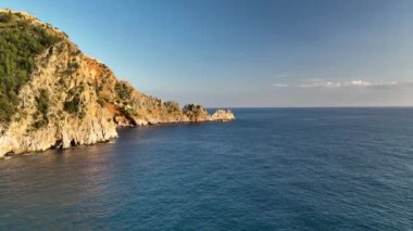 Alanya Castle Alanya Kalesi Aerial View of Mountain and City Turkey