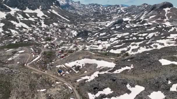 Türkiye Nin Dağlarda Kışın Sonu Alanya — Stok video