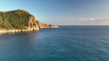 Alanya Castle Alanya Kalesi Aerial View of Mountain and City Turkey