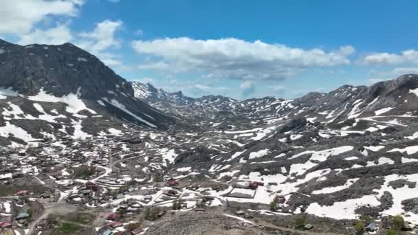 Das Ende Des Winters Den Bergen Türkei Alanya — Stockvideo
