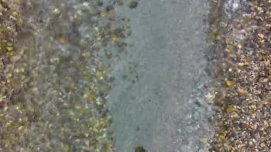 Bir dağ nehrinin dokusu Türkiye Alanya