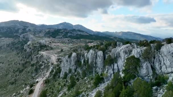 Гірський Пейзаж Високо Горах — стокове відео