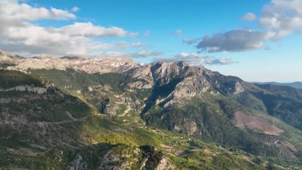 Гірський Пейзаж Високо Горах — стокове відео