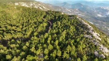 Bir adam kumsal mavisi deniz dokusunda koşar.