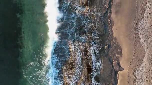 Sea Filmed Drone Sunset — Αρχείο Βίντεο