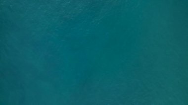 sea filmed on a drone in the sunset