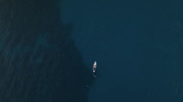 Hommes Naviguant Sur Une Sapperfa Haute Mer — Video