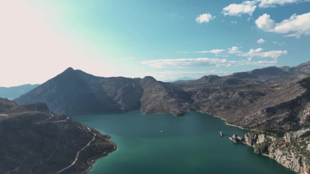 Paysage Canyon Vert Vue Aérienne Nature Incroyable Turquie Manavgat — Video