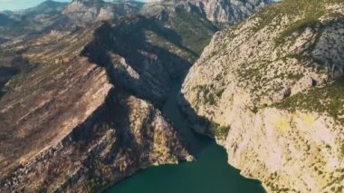 Büyük bir orman yangınından sonra Yeşil Kanyon manzarası