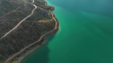 Yeşil Kanyon 'un manzarası. Hava Görüntüsü 4K. Manavgat 'ın inanılmaz doğası