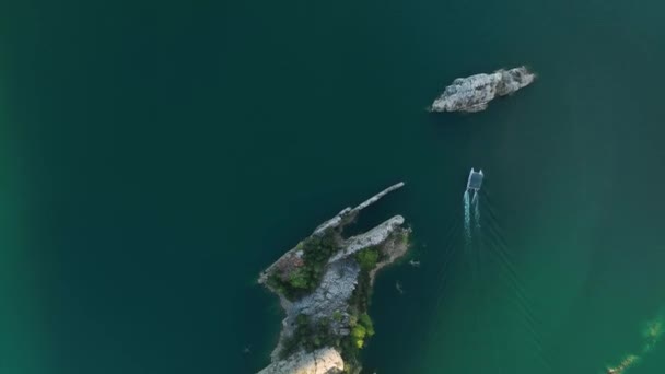 Yeşil Kanyon Manzarası Hava Görüntüsü Manavgat Inanılmaz Doğası — Stok video