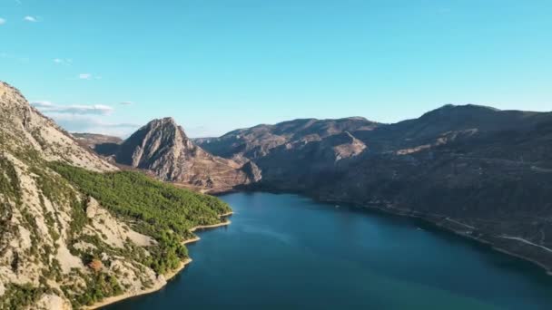 Paisaje Del Cañón Verde Vista Aérea Naturaleza Asombrosa Turquía Manavgat — Vídeo de stock