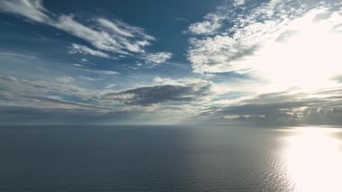 Türkiye Alanya güzel sulu gün batımı denizin üzerinde