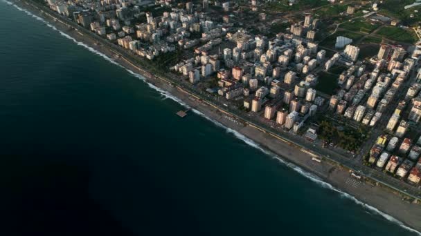 Mahmutlar Luftaufnahme Türkei Alanya — Stockvideo